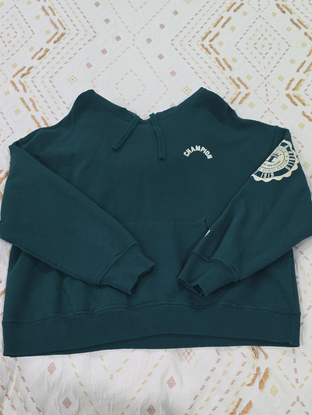 Champion Dark Green Hoodie